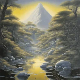 a landscape by Hajime Sorayama