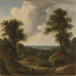 a landscape by Hans Arnold