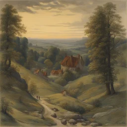 a landscape by Hans Baluschek