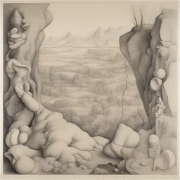 a landscape by Hans Bellmer