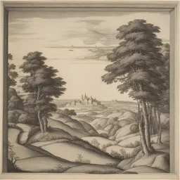 a landscape by Hans Holbein