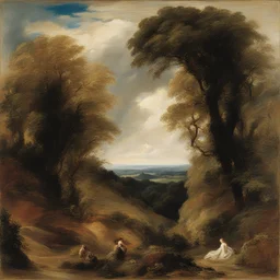 a landscape by Hans Makart