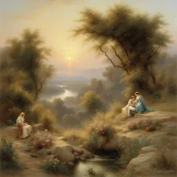 a landscape by Hans Zatzka