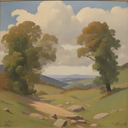 a landscape by Harold Elliott