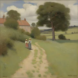 a landscape by Harold Harvey