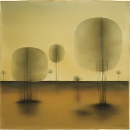 a landscape by Harry Bertoia