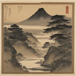 a landscape by Hashimoto Gahō
