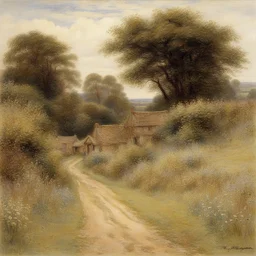 a landscape by Helen Allingham
