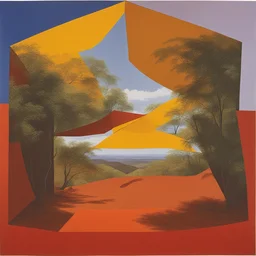 a landscape by Helio Oiticica