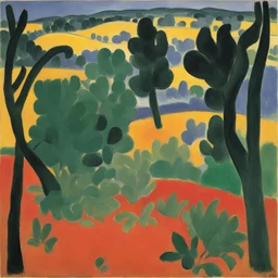 a landscape by Henri Matisse