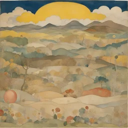 a landscape by Henry Darger