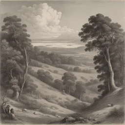 a landscape by Henry Justice Ford