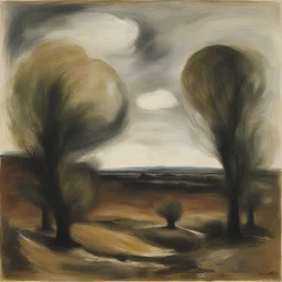 a landscape by Henry Moore