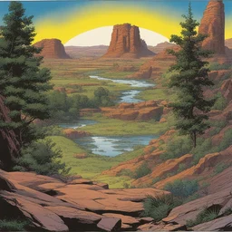 a landscape by Herb Trimpe