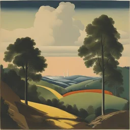a landscape by Herbert Bayer