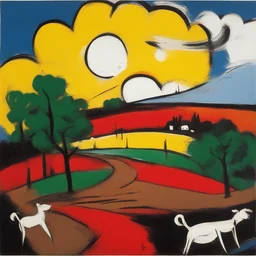 a landscape by Herman Brood