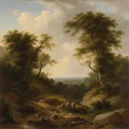 a landscape by Hermann Herzog