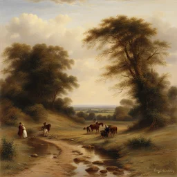 a landscape by Heywood Hardy