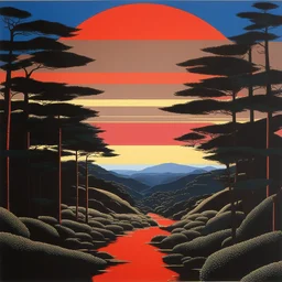 a landscape by Hiroshi Nagai