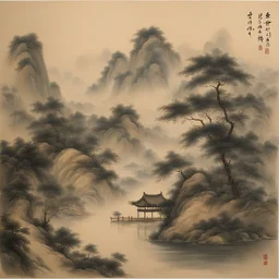 a landscape by Hou China