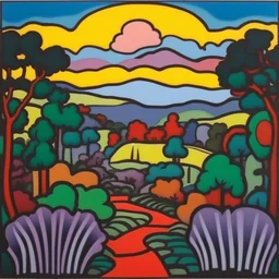 a landscape by Howard Arkley