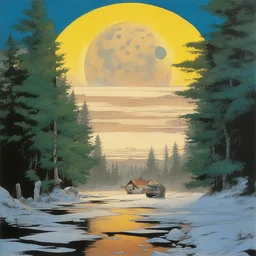 a landscape by Howard Chaykin