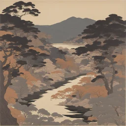 a landscape by Ikenaga Yasunari
