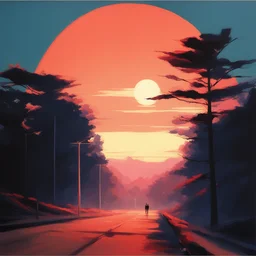 a landscape by Ilya Kuvshinov