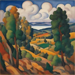 a landscape by Ilya Mashkov