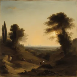 a landscape by Ippolito Caffi