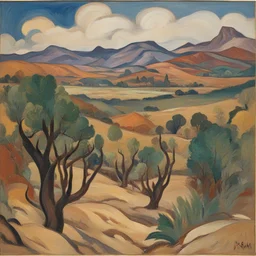 a landscape by Irma Stern