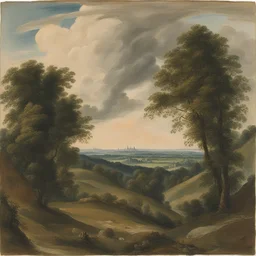 a landscape by Isaac Grünewald