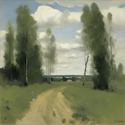 a landscape by Isaac Levitan