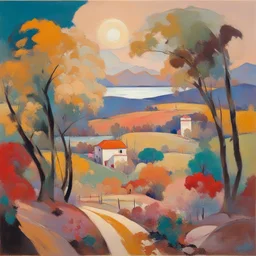 a landscape by Isaac Maimon