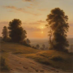 a landscape by Ivan Fedorovich Choultse