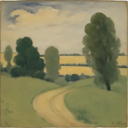 a landscape by József Rippl-Rónai