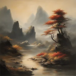 a landscape by J Yang