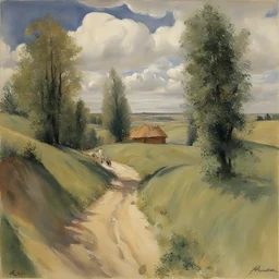 a landscape by Jacek Malczewski
