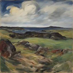a landscape by Jack Butler Yeats