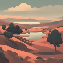a landscape by Jack Hughes