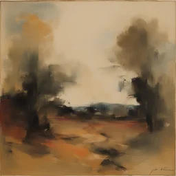 a landscape by Jack Levine