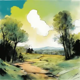 a landscape by Jack Ohman