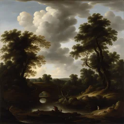 a landscape by Jacob van Ruisdael