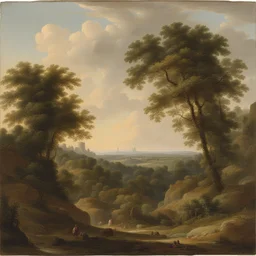a landscape by Jacques-Firmin Beauvarlet