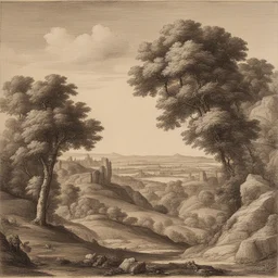 a landscape by Jacques Bellange