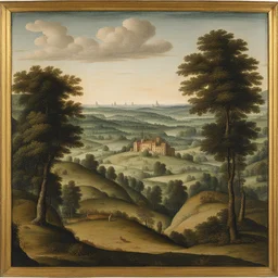 a landscape by Jacques Le Moyne