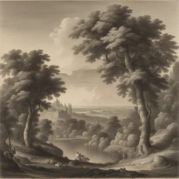 a landscape by Jacques Nathan-Garamond