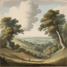 a landscape by James Gillray