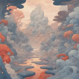 a landscape by James Jean