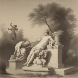 a landscape by James Pradier